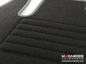 smart fortwo Floor Mats - 453 model - Carpet w/ Silver Binding 